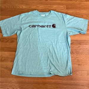 Carhartt Green Short Sleeve Tee Classic Logo